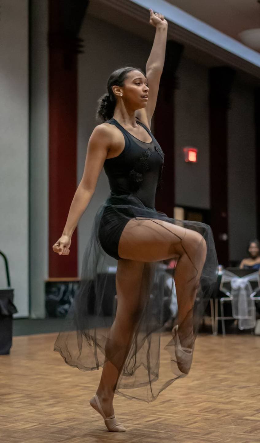 Dominique dancing